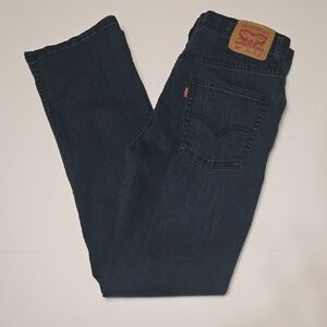 Levi's Boy's Sz 18 Classic 514 Indigo Straight Jeans